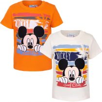 u0046- Mickey t-shirt orange-white